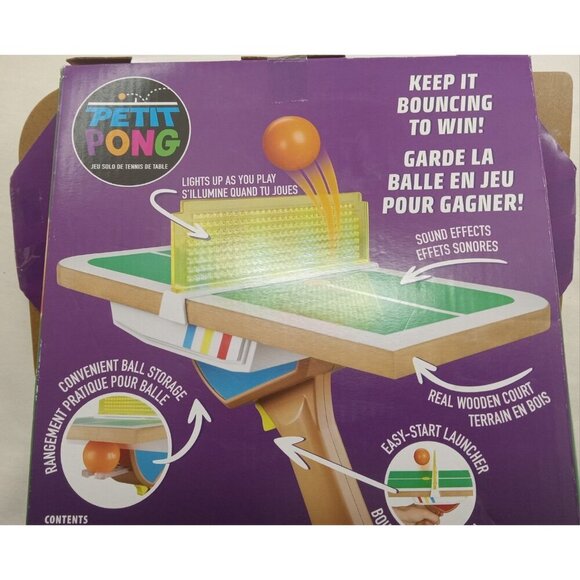 Tiny Pong Hasbro Miniature Ping Pong – Electronic Table Tennis Game Toy - Picture 10 of 12